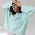 Pullover Damen mit Rundhalsausschnitt - 5 - Jasminaboutique.com
