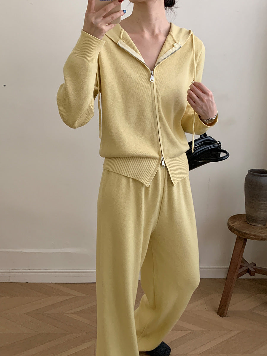 Lounge Set Damen mit Kapuze und weitem Schnitt - 8 - Jasminaboutique.com