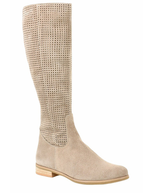Stiefel Damen mit Rundkopf und perforiertem Design - 6 - Jasminaboutique.com