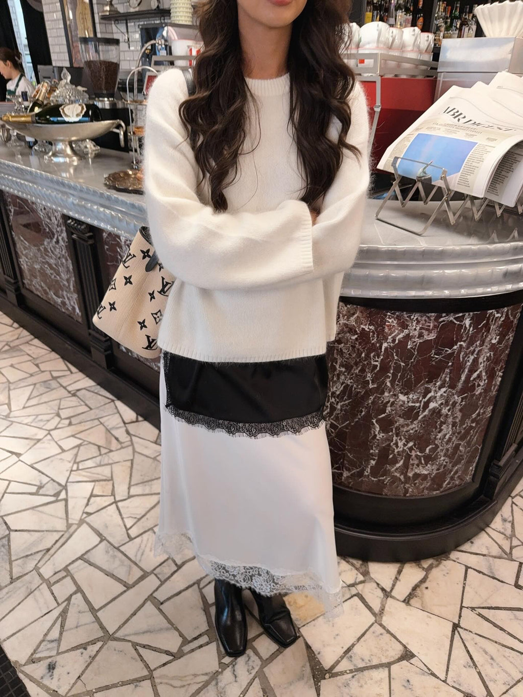 Pullover Damen mit Rundhalsausschnitt und lockerem Schnitt - 11 - Jasminaboutique.com