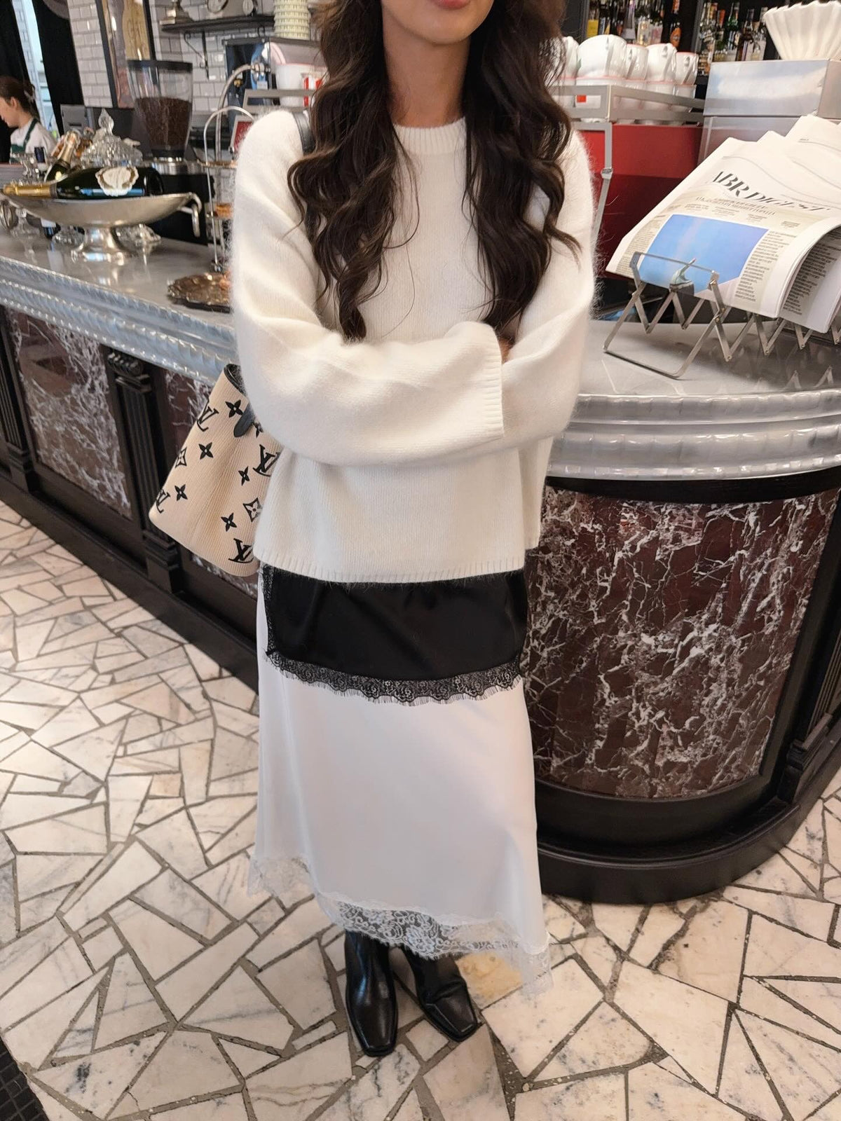 Pullover Damen mit Rundhalsausschnitt und lockerem Schnitt - 11 - Jasminaboutique.com
