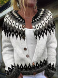 Cardigan Damen mit Muster - Zeitlos & Elegant - 1 - Jasminaboutique.com