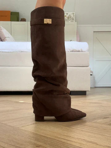 Stiefel Damen mit Absatz und elegantem Design - 7 - Jasminaboutique.com