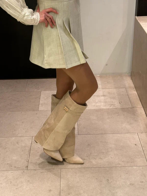 Stiefel Damen mit Absatz und elegantem Design - 9 - Jasminaboutique.com