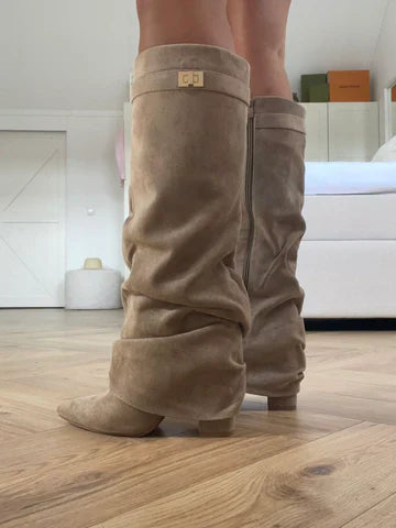 Stiefel Damen mit Absatz und elegantem Design - 13 - Jasminaboutique.com