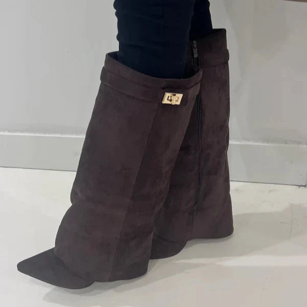 Stiefel Damen mit Absatz und elegantem Design - 15 - Jasminaboutique.com