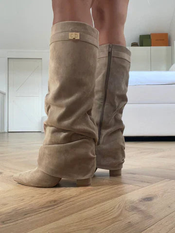 Stiefel Damen mit Absatz und elegantem Design - 17 - Jasminaboutique.com
