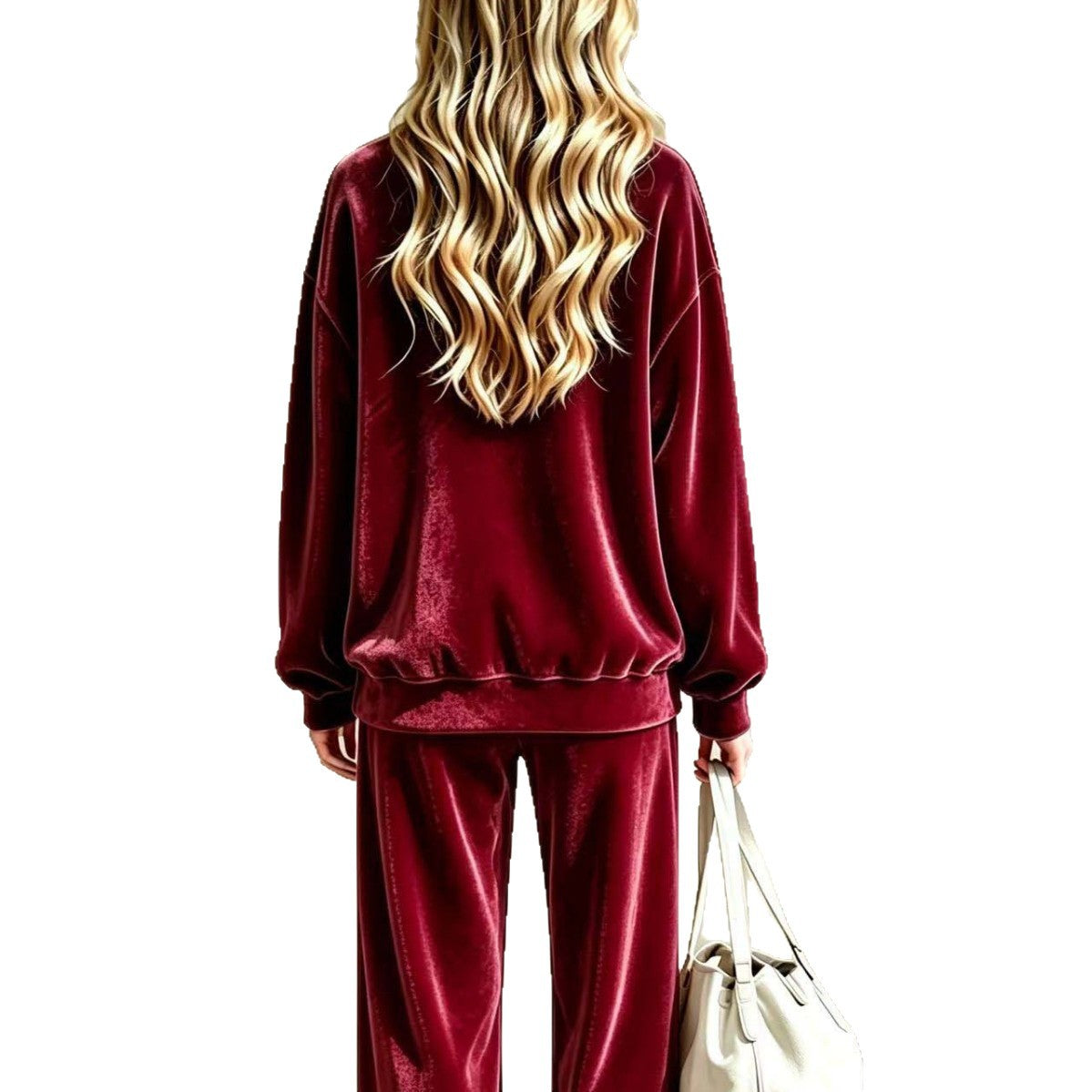Hose-Set Damen mit weitem Schnitt und lässigem Look - 5 - Jasminaboutique.com