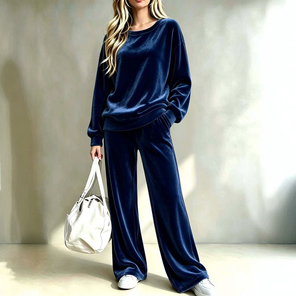 Hose-Set Damen mit weitem Schnitt und lässigem Look - 8 - Jasminaboutique.com