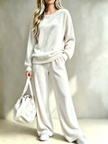 Hose-Set Damen mit weitem Schnitt und lässigem Look - 10 - Jasminaboutique.com