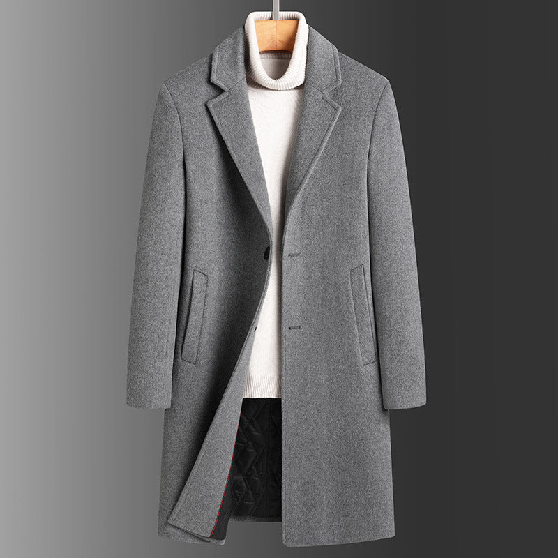 Trench Coat Herren mit schmaler Passform und klassischem Revers - 2 - Jasminaboutique.com