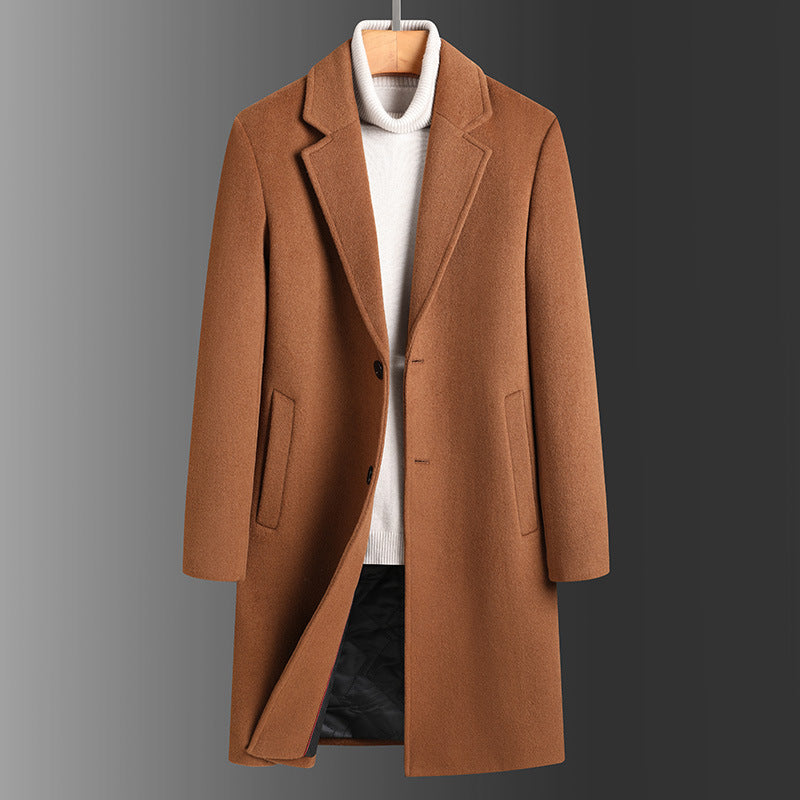 Trench Coat Herren mit schmaler Passform und klassischem Revers - 7 - Jasminaboutique.com