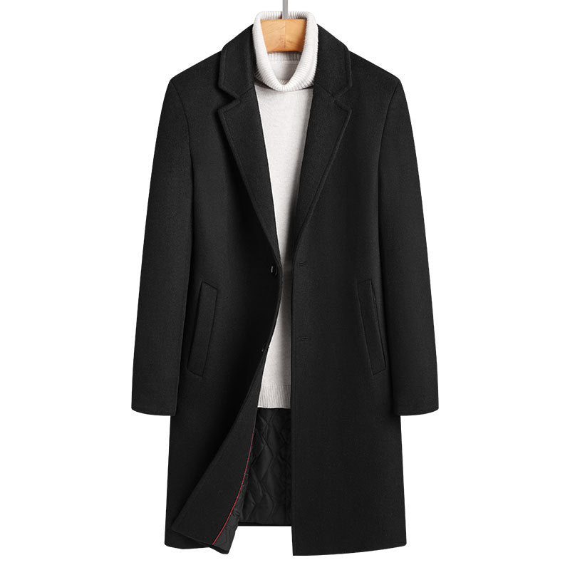 Trench Coat Herren mit schmaler Passform und klassischem Revers - 18 - Jasminaboutique.com