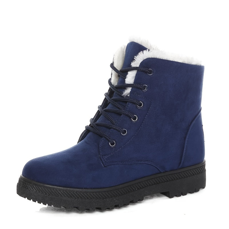 Stiefeletten Damen mit Schnürung und Fütterung - 6 - Jasminaboutique.com