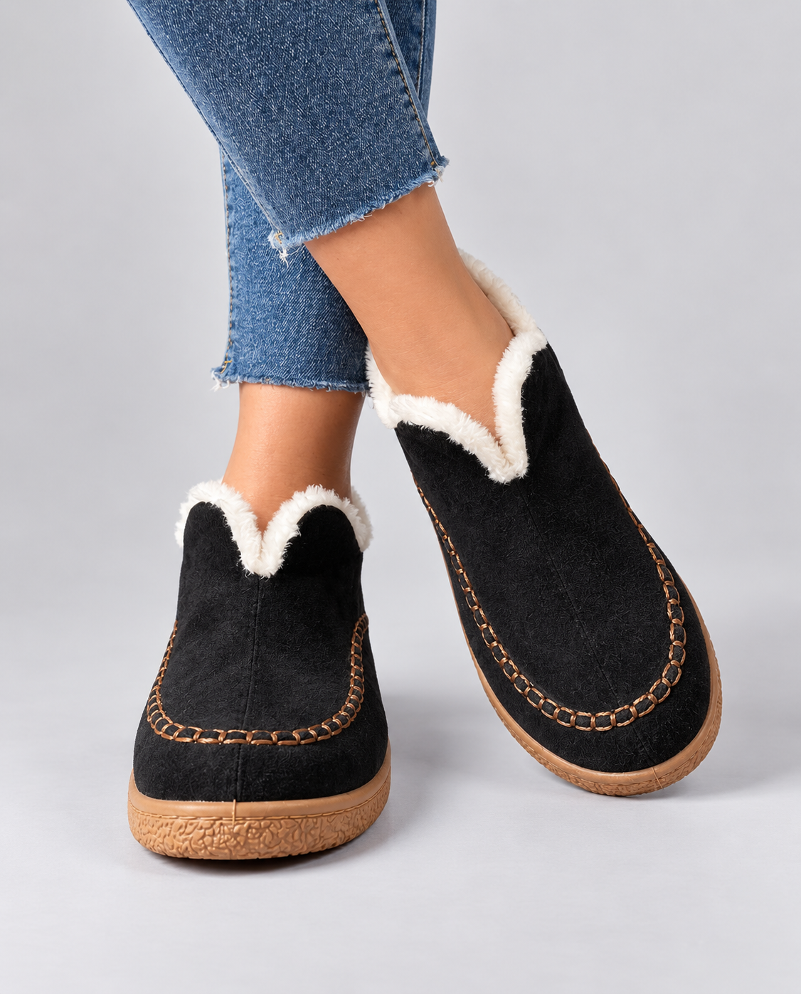 Casual Schuhe Damen mit Fütterung und Komfort - 4 - Jasminaboutique.com