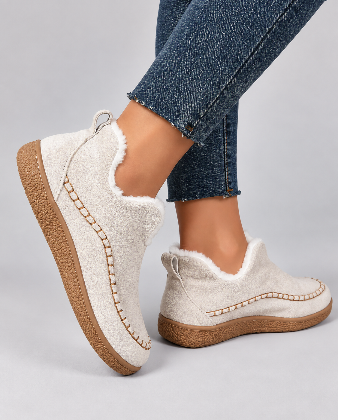 Casual Schuhe Damen mit Fütterung und Komfort - 6 - Jasminaboutique.com