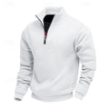 Pullover Herren mit Stehkragen und Reißverschluss - 3 - Jasminaboutique.com