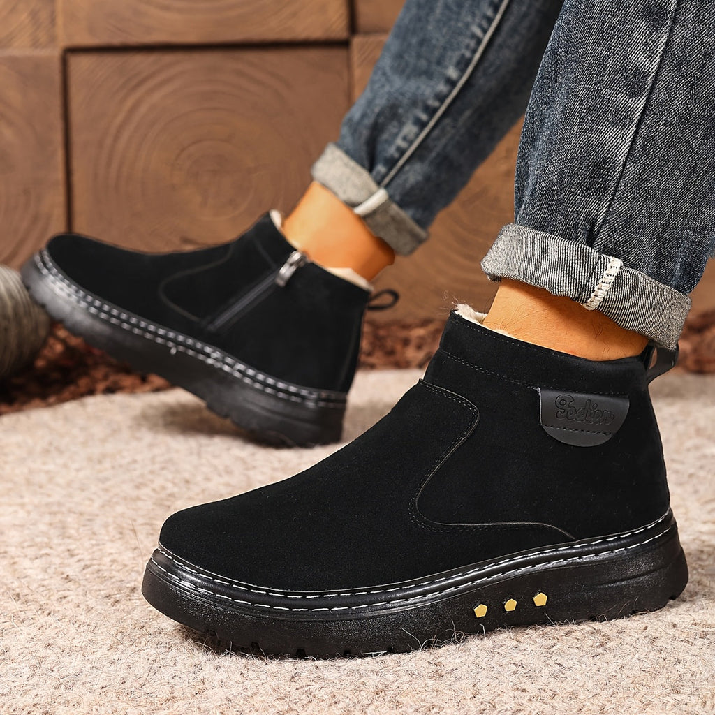 Stiefeletten Damen mit Reißverschluss und Warmfutter - 4 - Jasminaboutique.com
