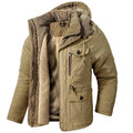 Winterjacke Damen mit Kapuze und praktischen Taschen - 1 - Jasminaboutique.com