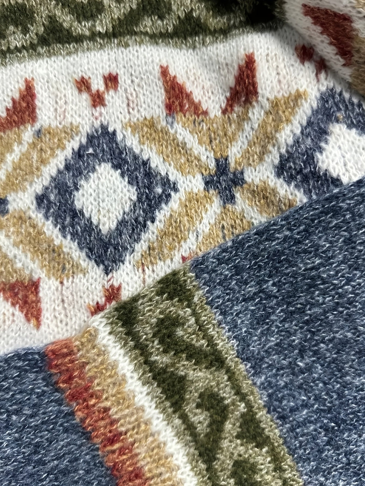 Cardigan Damen mit Knopfleiste und Muster - 3 - Jasminaboutique.com