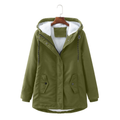 Winterjacke Damen mit Kapuze und praktischen Taschen - 1 - Jasminaboutique.com