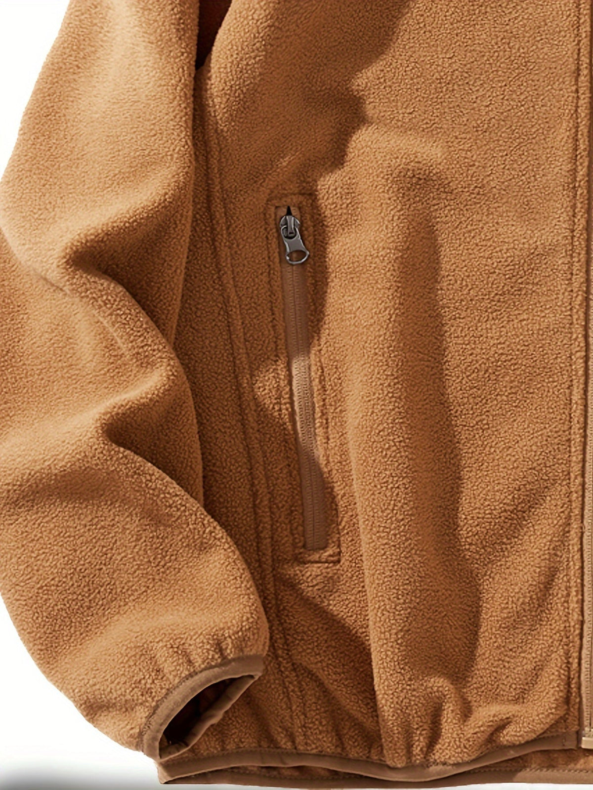 Fleecejacke Damen mit Stehkragen und praktischen Taschen - 8 - Jasminaboutique.com