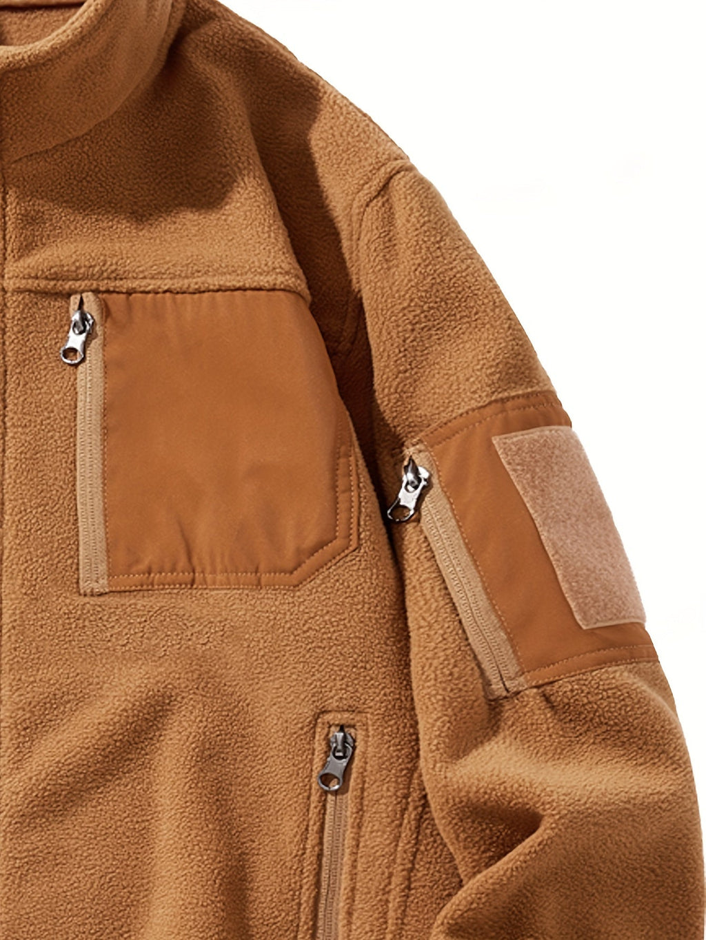 Fleecejacke Damen mit Stehkragen und praktischen Taschen - 9 - Jasminaboutique.com