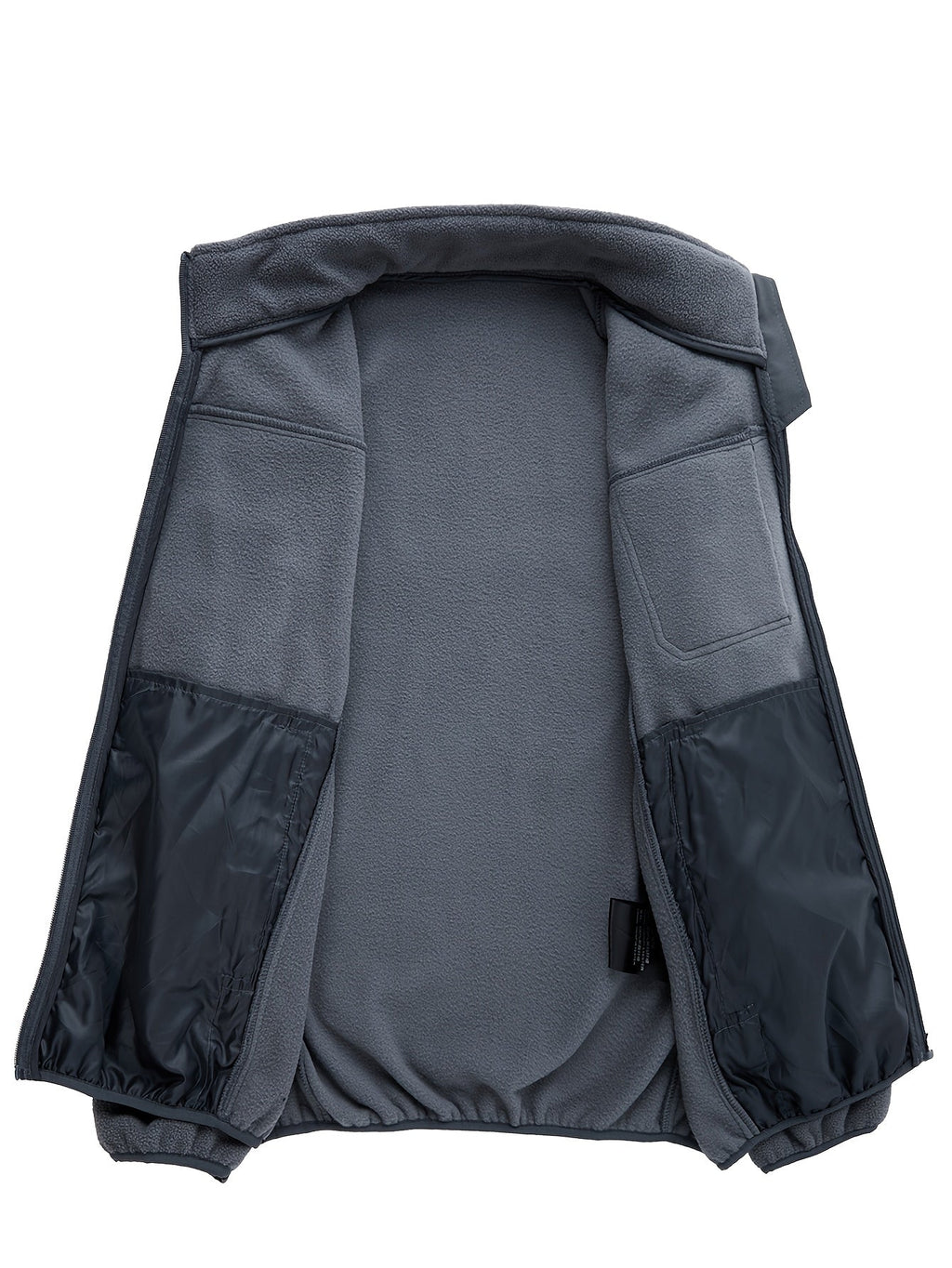 Fleecejacke Damen mit Stehkragen und praktischen Taschen - 23 - Jasminaboutique.com