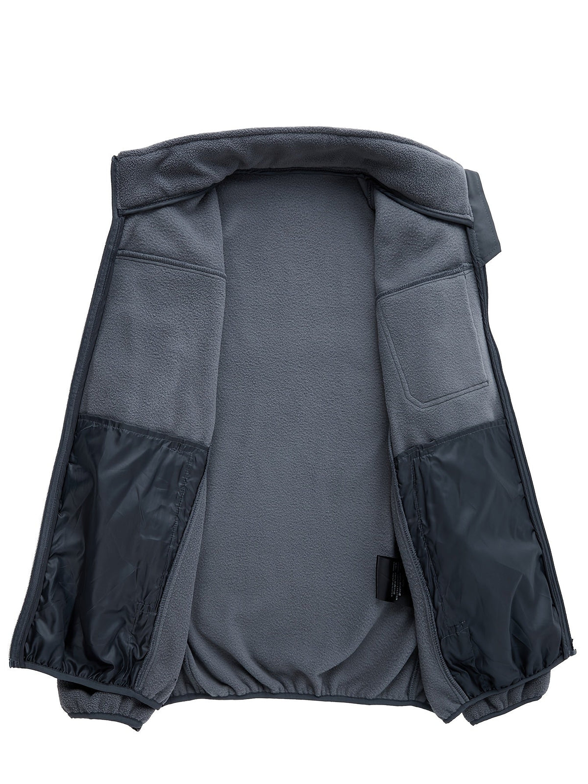 Fleecejacke Damen mit Stehkragen und praktischen Taschen - 23 - Jasminaboutique.com