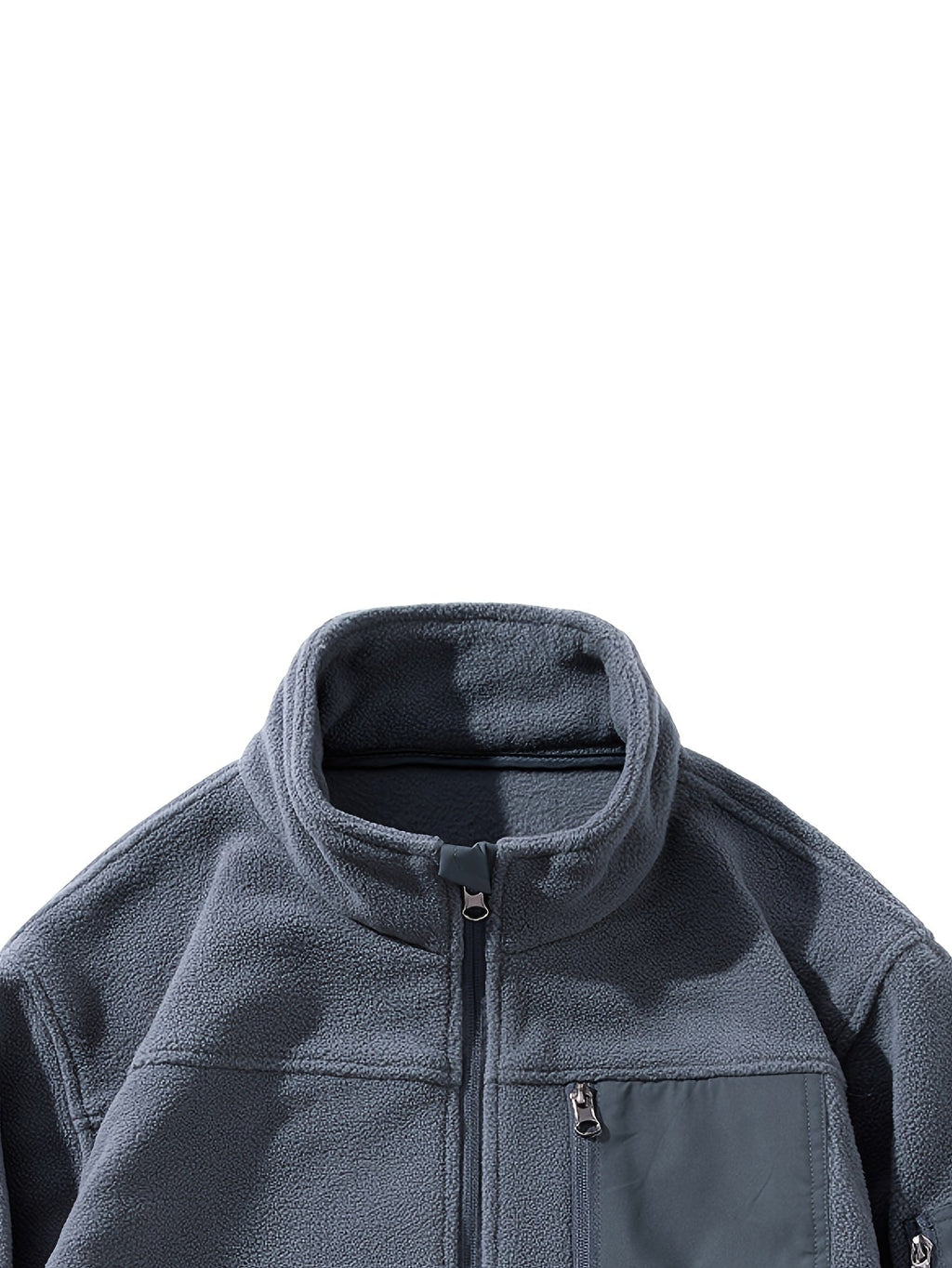 Fleecejacke Damen mit Stehkragen und praktischen Taschen - 24 - Jasminaboutique.com
