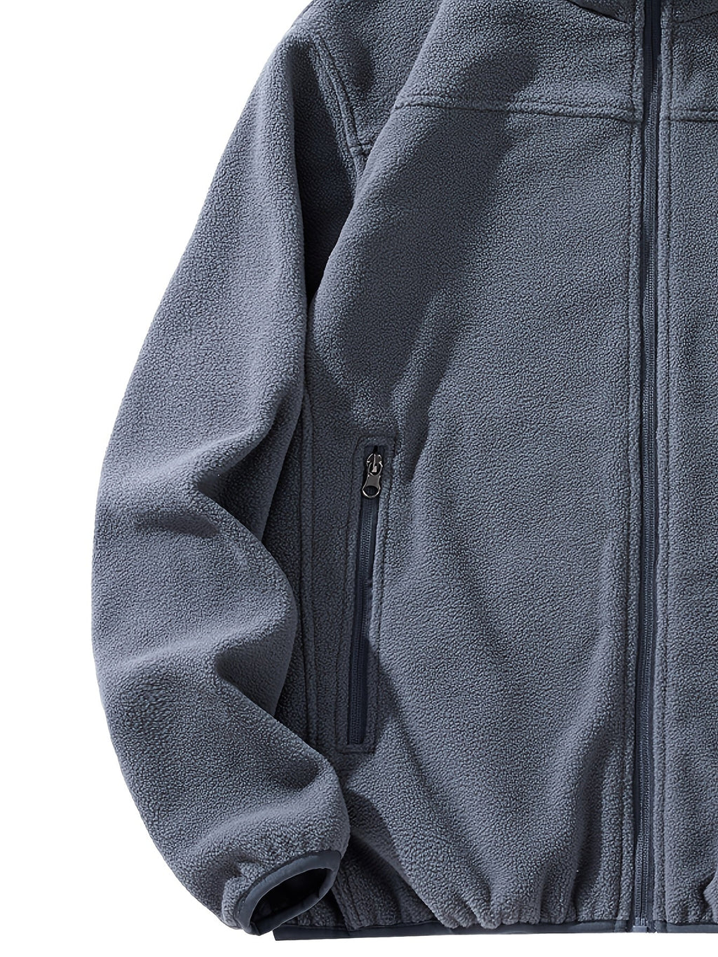 Fleecejacke Damen mit Stehkragen und praktischen Taschen - 25 - Jasminaboutique.com