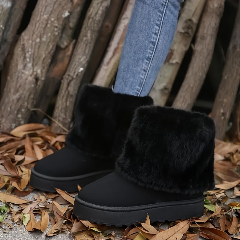 Winter Boots Damen mit Futter und Plattform - 7 - Jasminaboutique.com