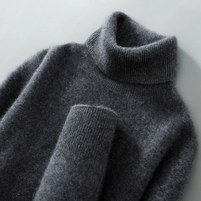 Pullover Damen mit Rollkragen und lässigem Schnitt - 8 - Jasminaboutique.com