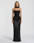 Maxikleid Damen mit Wickelschnitt und schickem Design - 1 - Jasminaboutique.com