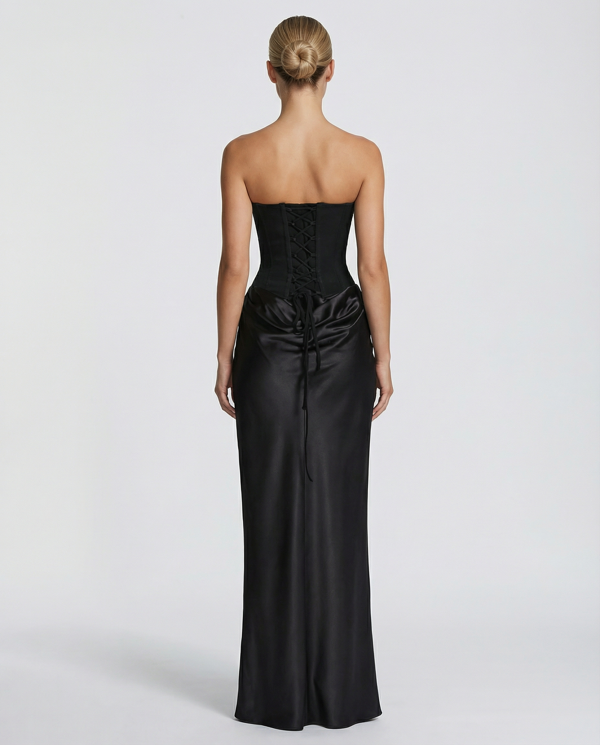Maxikleid Damen mit Wickelschnitt und schickem Design - 2 - Jasminaboutique.com
