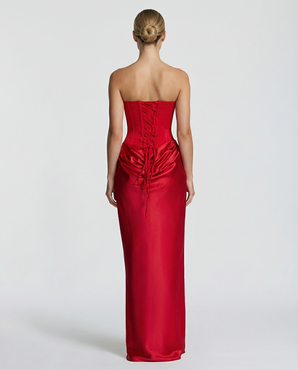Maxikleid Damen mit Wickelschnitt und schickem Design - 9 - Jasminaboutique.com