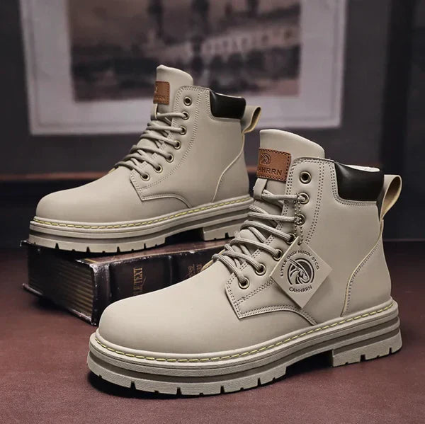 Stiefeletten Damen mit robuster Sohle und Schnürung - 4 - Jasminaboutique.com