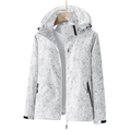 Damen Jacke mit Kapuze und Blumenmuster - 1 - Jasminaboutique.com