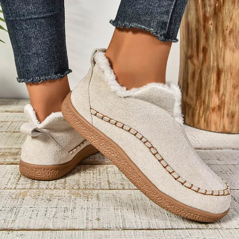 Casual Schuhe Damen mit Futter und rutschfester Sohle - 2 - Jasminaboutique.com