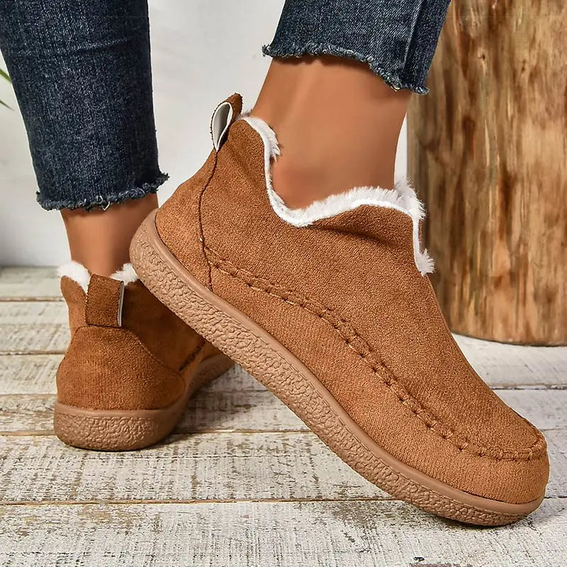Casual Schuhe Damen mit Futter und rutschfester Sohle - 3 - Jasminaboutique.com