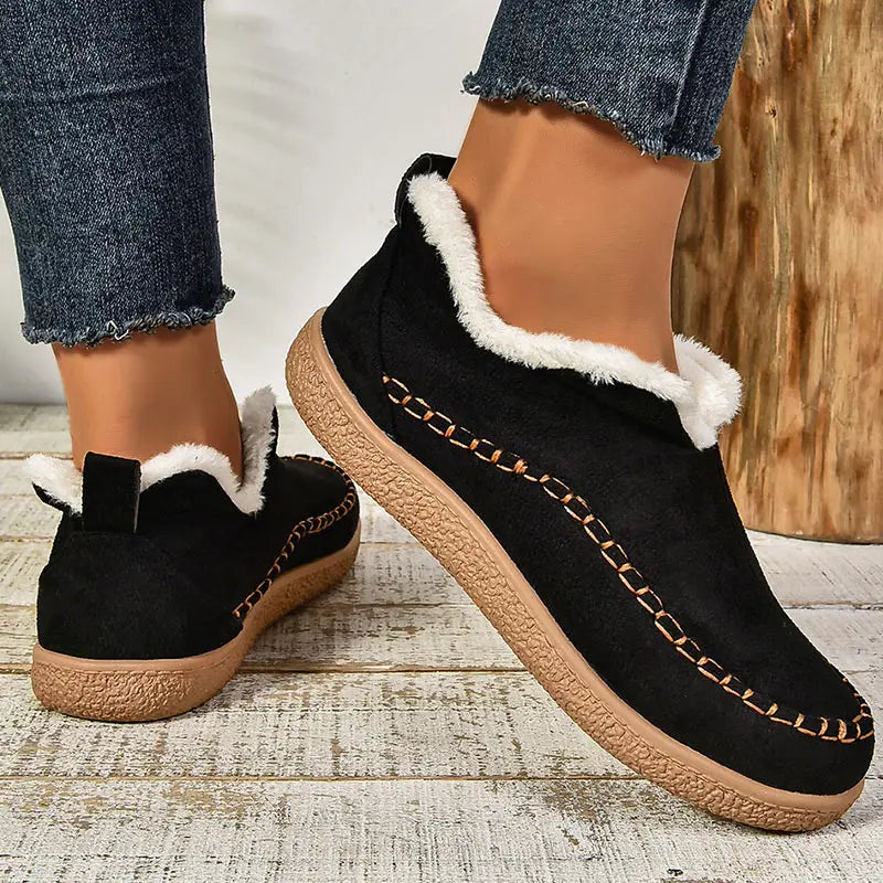Casual Schuhe Damen mit Futter und rutschfester Sohle - 5 - Jasminaboutique.com