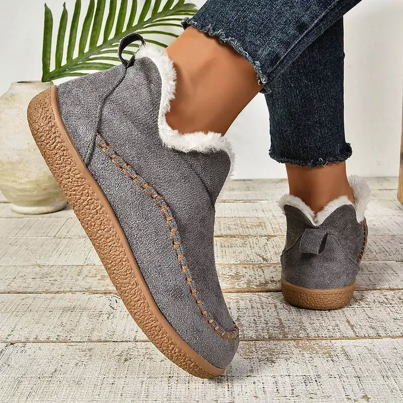 Casual Schuhe Damen mit Futter und rutschfester Sohle - 6 - Jasminaboutique.com