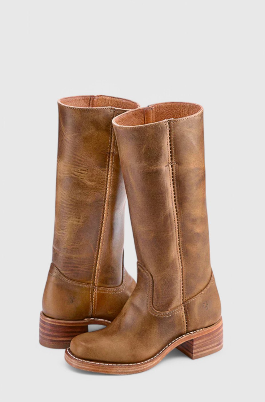 Kniehohe Boots Damen mit Blockabsatz und tailliertem Schnitt - 6 - Jasminaboutique.com
