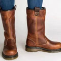 Stiefeletten Damen mit Fleece-Futter, rutschfeste Sohle - 2 - Jasminaboutique.com