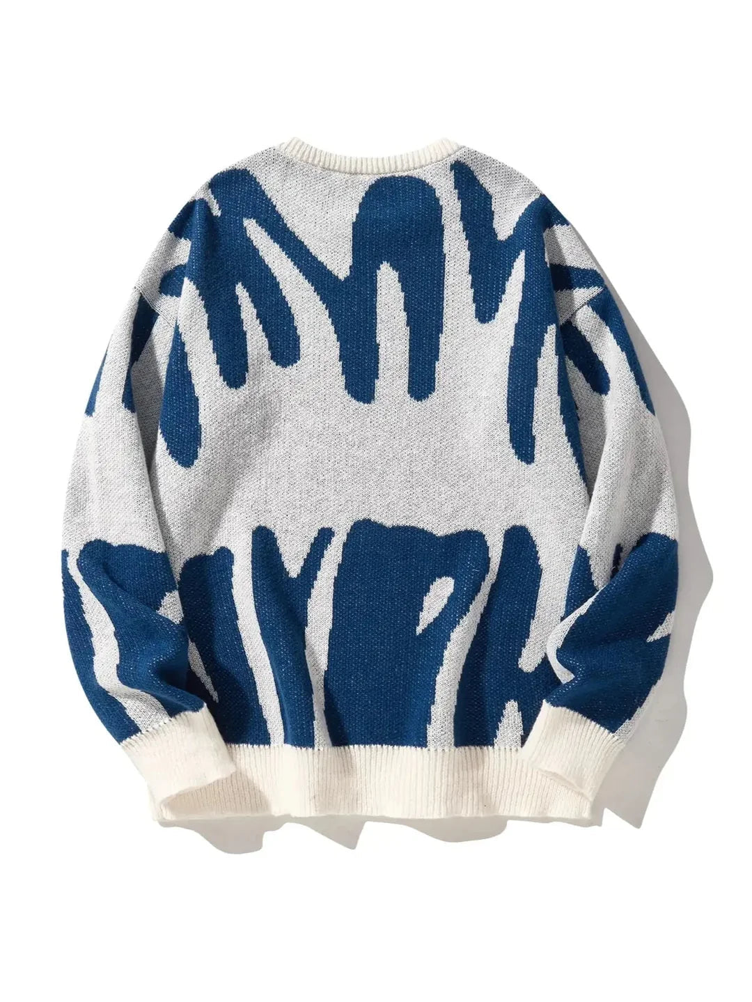 Pullover Herren mit abstraktem Muster und lässigem Schnitt - 3 - Jasminaboutique.com