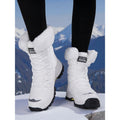 Winterboots Damen mit Kunstfell und Schnürung - 1 - Jasminaboutique.com
