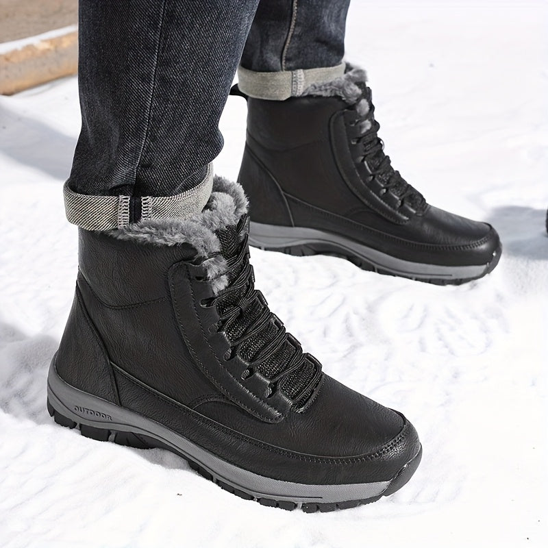 Winter Boots Damen mit Warmfutter und griffiger Sohle - 3 - Jasminaboutique.com