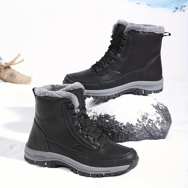 Winter Boots Damen mit Warmfutter und griffiger Sohle - 4 - Jasminaboutique.com