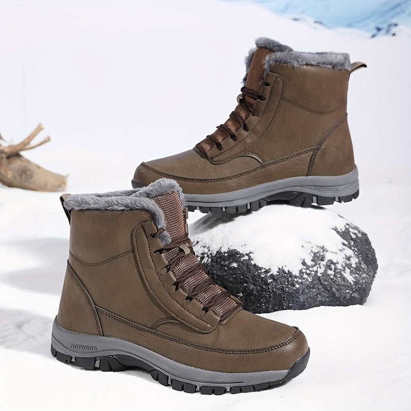 Winter Boots Damen mit Warmfutter und griffiger Sohle - 7 - Jasminaboutique.com