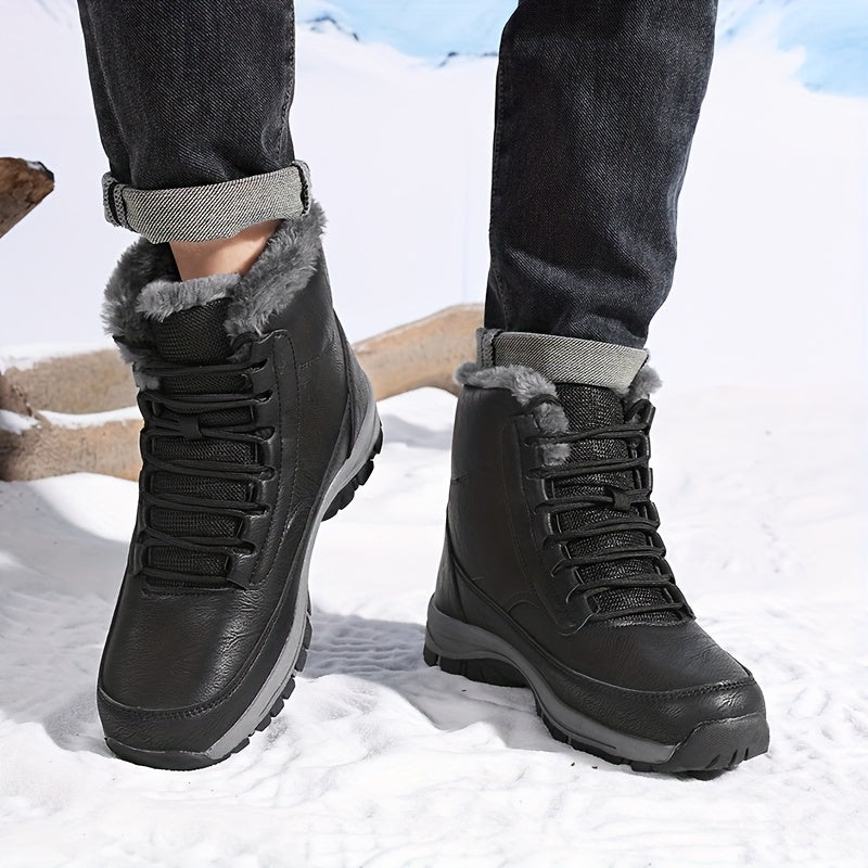 Winter Boots Damen mit Warmfutter und griffiger Sohle - 8 - Jasminaboutique.com